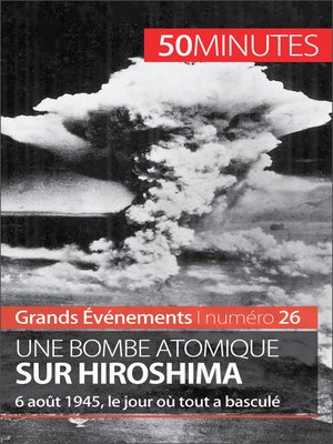 cover image of Une bombe atomique sur Hiroshima
